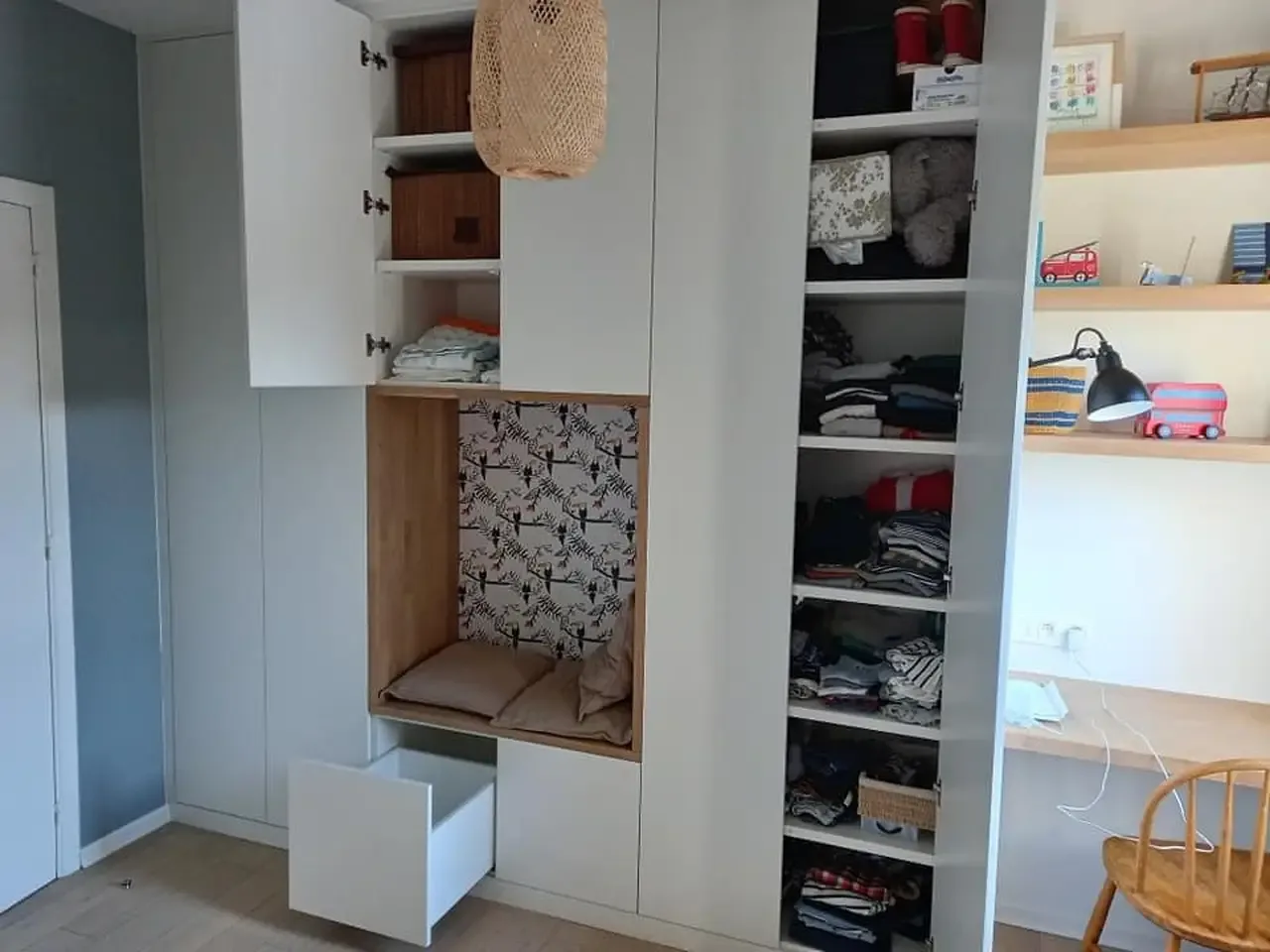 Dressing & rangements — réalisation OK Menuiserie