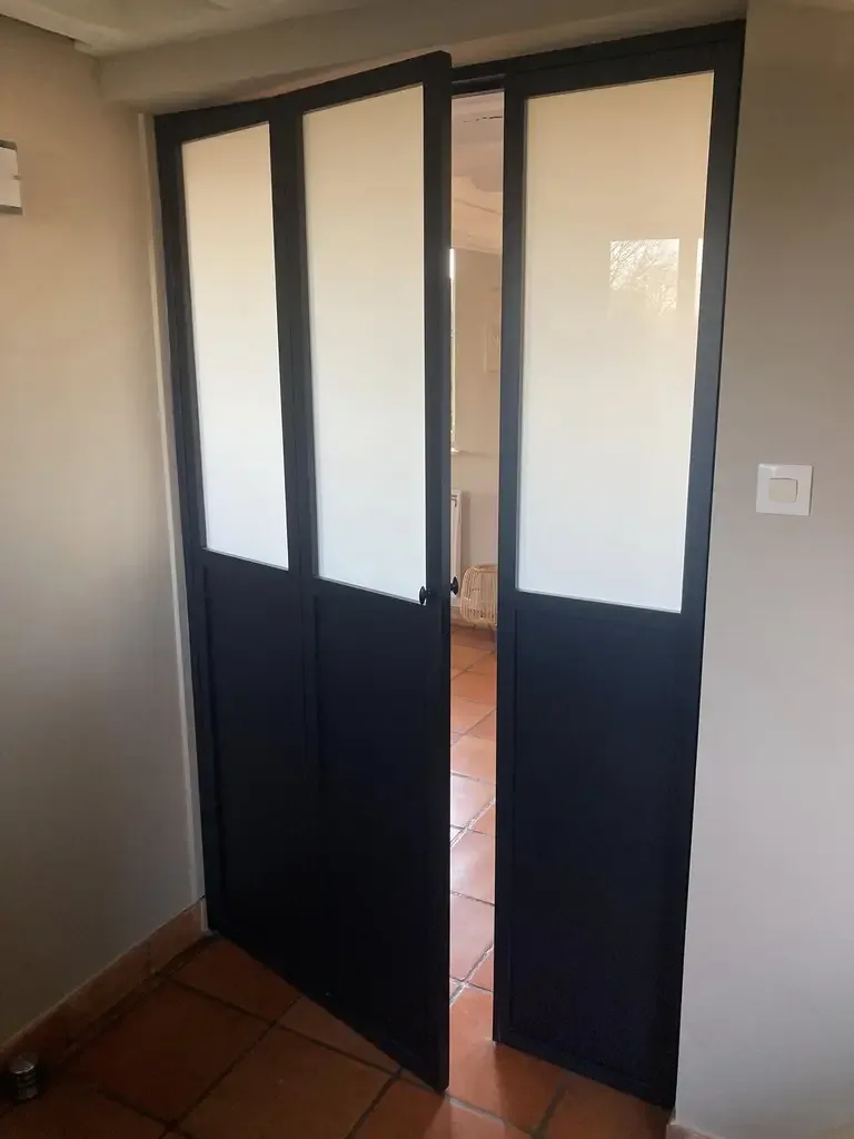 Portes intérieures — réalisation OK Menuiserie