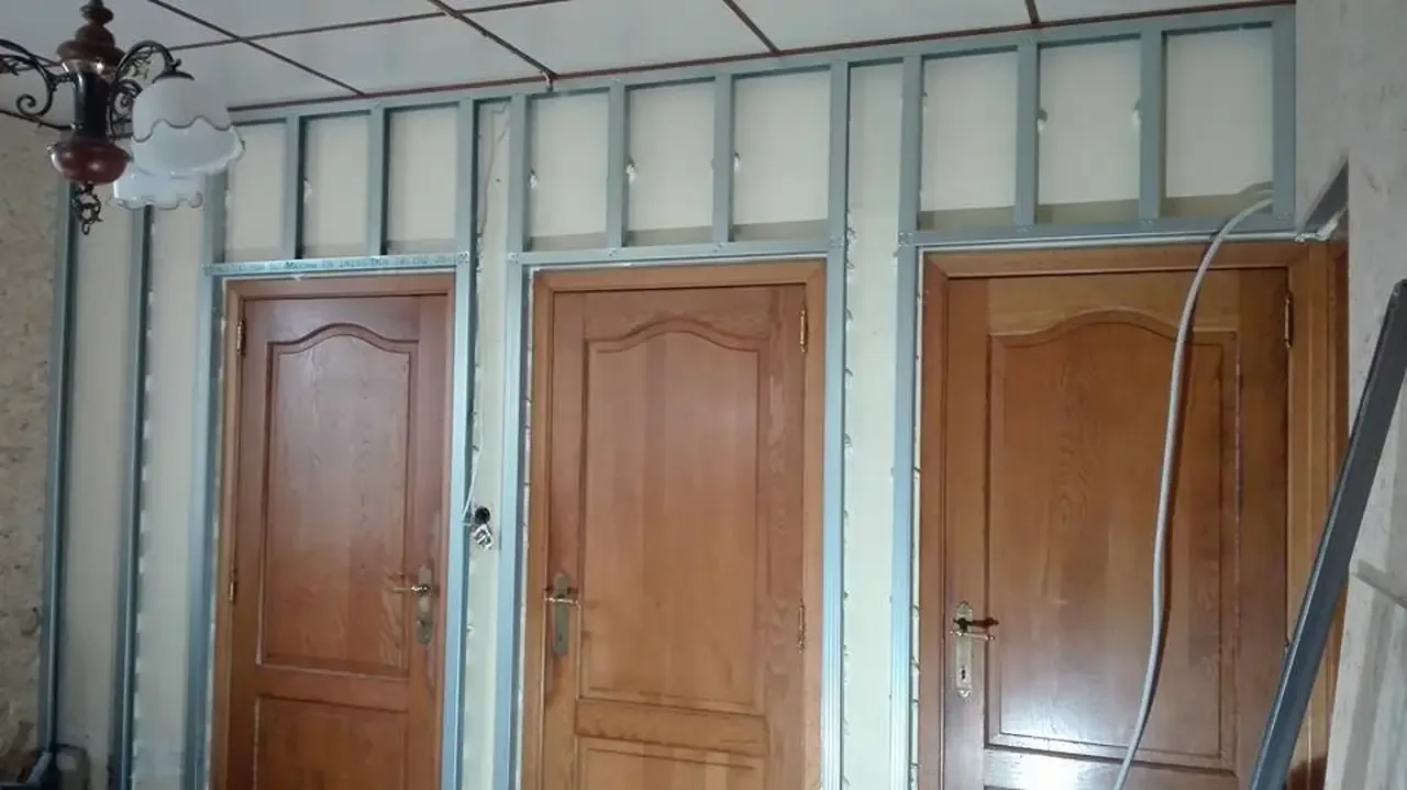 Portes intérieures — réalisation OK Menuiserie